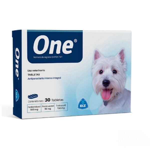 One Desparasitante Blister 5 Pastillas