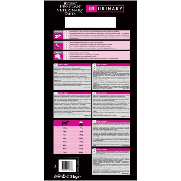 Pro Plan UR Perros Veterinary Diets Urinary 2 kg (Urinario) - Imagen 2