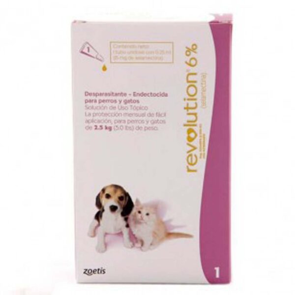 Revolution 6% Hasta 2,6 Kg Gatos Y Perros