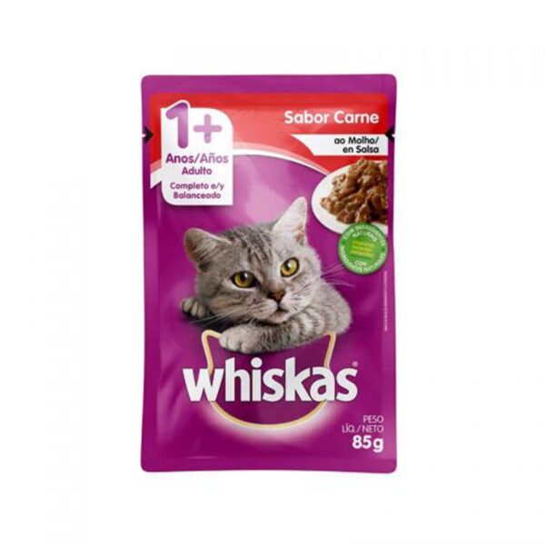 Whiskas Sobres Gato Carne 85Gr